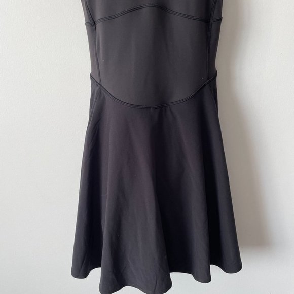 SOLD Lululemon Court Crush Dress in Black Size 8 - Picture 7 of 11